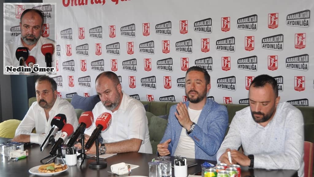 Nedim Ömer, Balıkesirspor'u yönetmeye talip olduklarını açıkladı