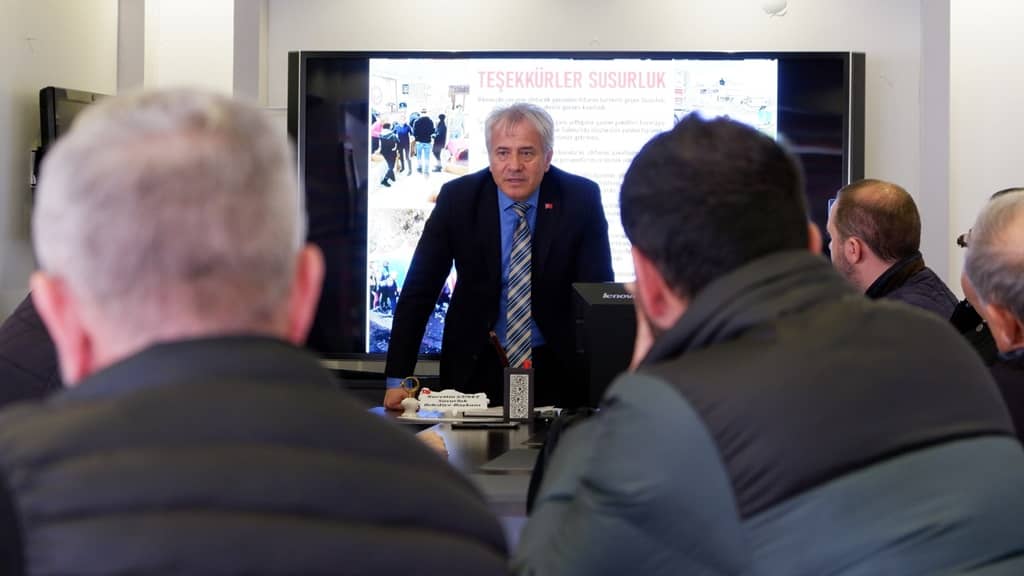 Meclise deprem çalışmalarını anlattı