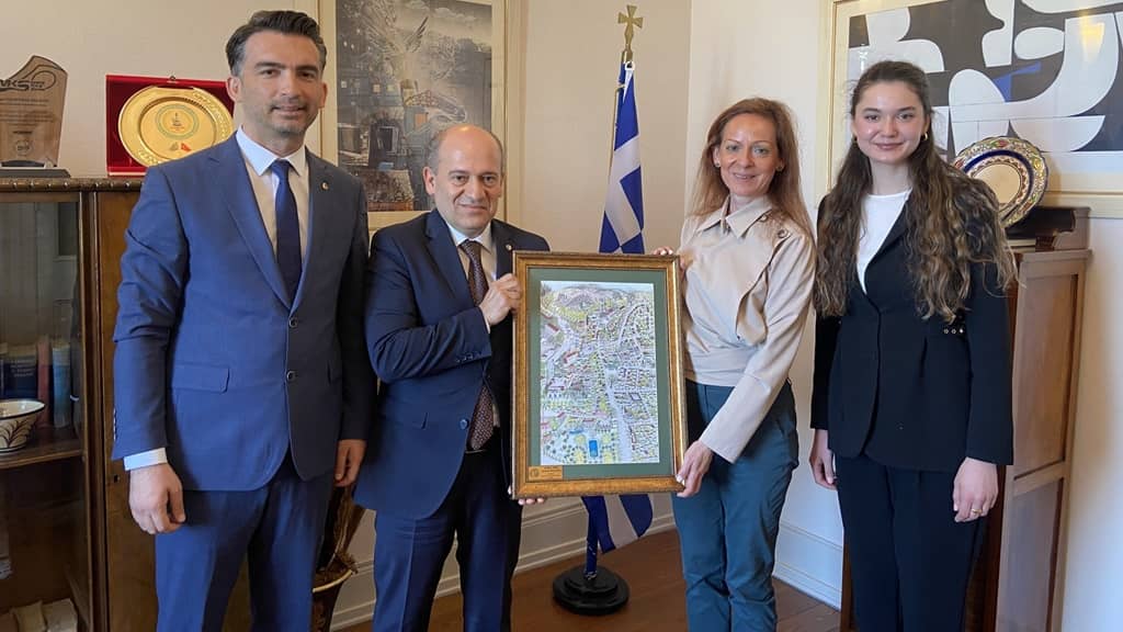 Edremit’ten Yunanistan İzmir Başkonsolosu’na ziyaret