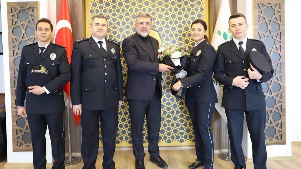 Polisler İsmail Cankul’u ziyaret etti