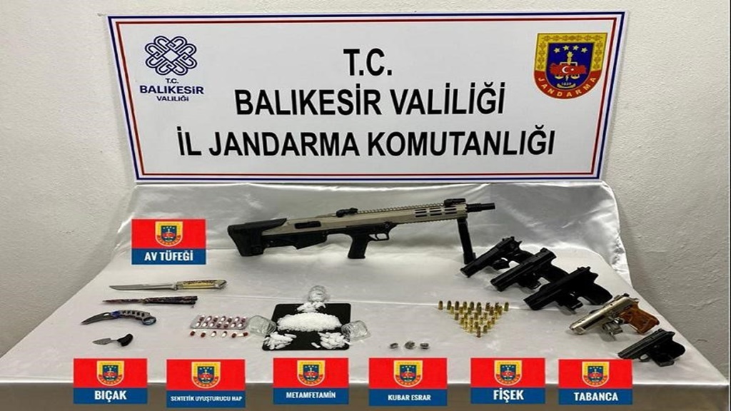 Jandarmadan uyuşturucu imalathanesine baskın