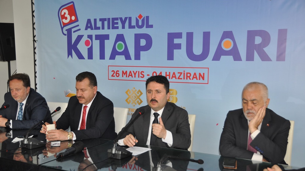 Altıeylül 3. Kitap Fuarı 26 Mayıs’ta başlıyor