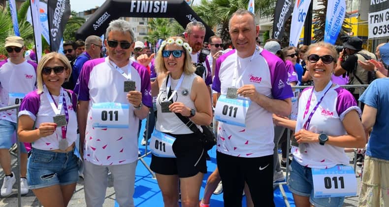 Avşa Yarı Maratonu’nda 600 sporcu yarıştı