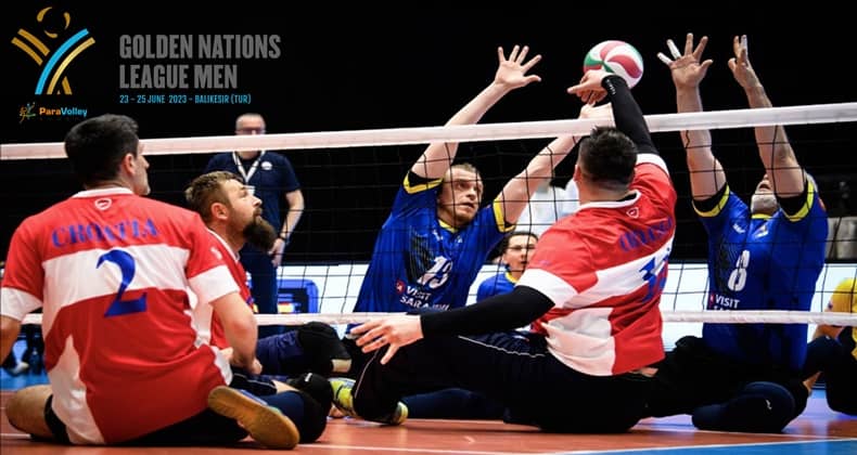 Oturarak Voleybol Avrupa Milletler Altın Ligi Balıkesir'de