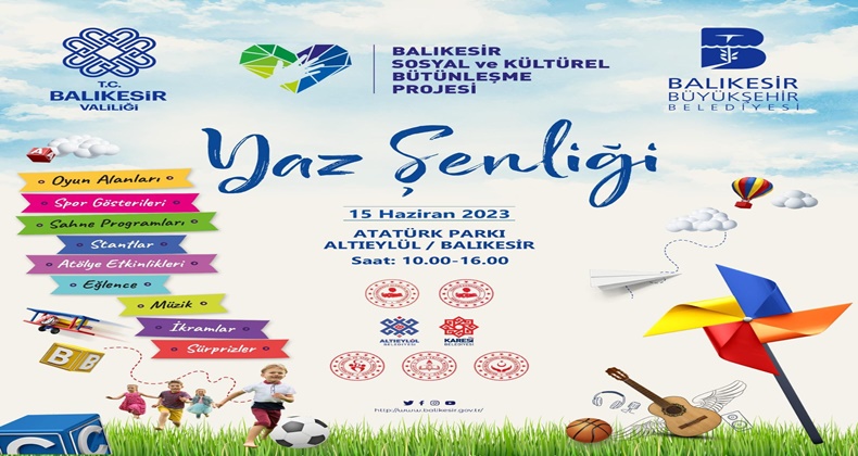 Bu şenlikte çocuklar eğlenceye doyacak