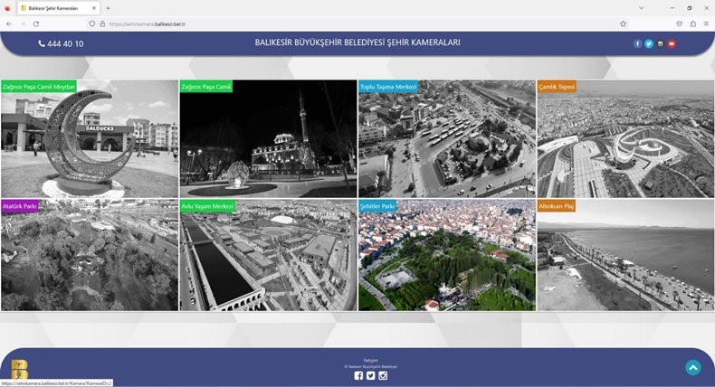 Büyükşehir şehir kameralarını devreye aldı