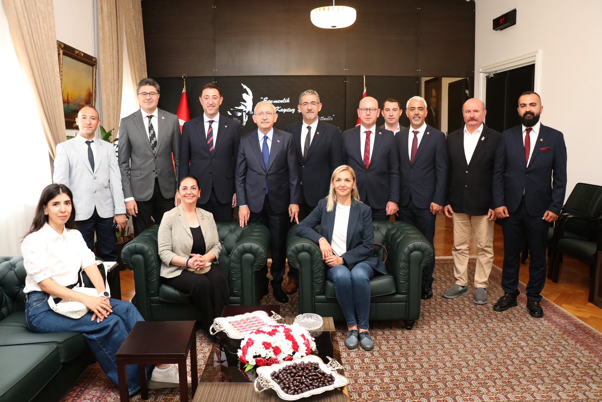 Kemal Kılıçdaroğlu’nu ziyaret ettiler