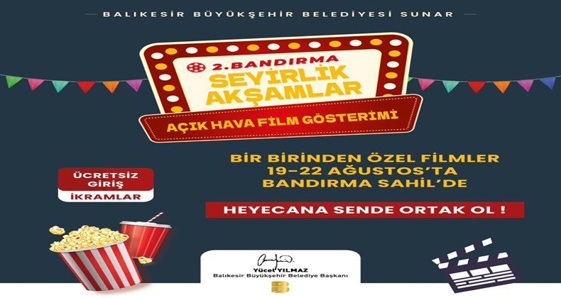 Bandırma Sahilinde Yeşilçam Rüzgarları Esecek