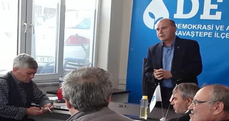 Deva Partisi Savaştepe teşkilatı görevi bıraktı