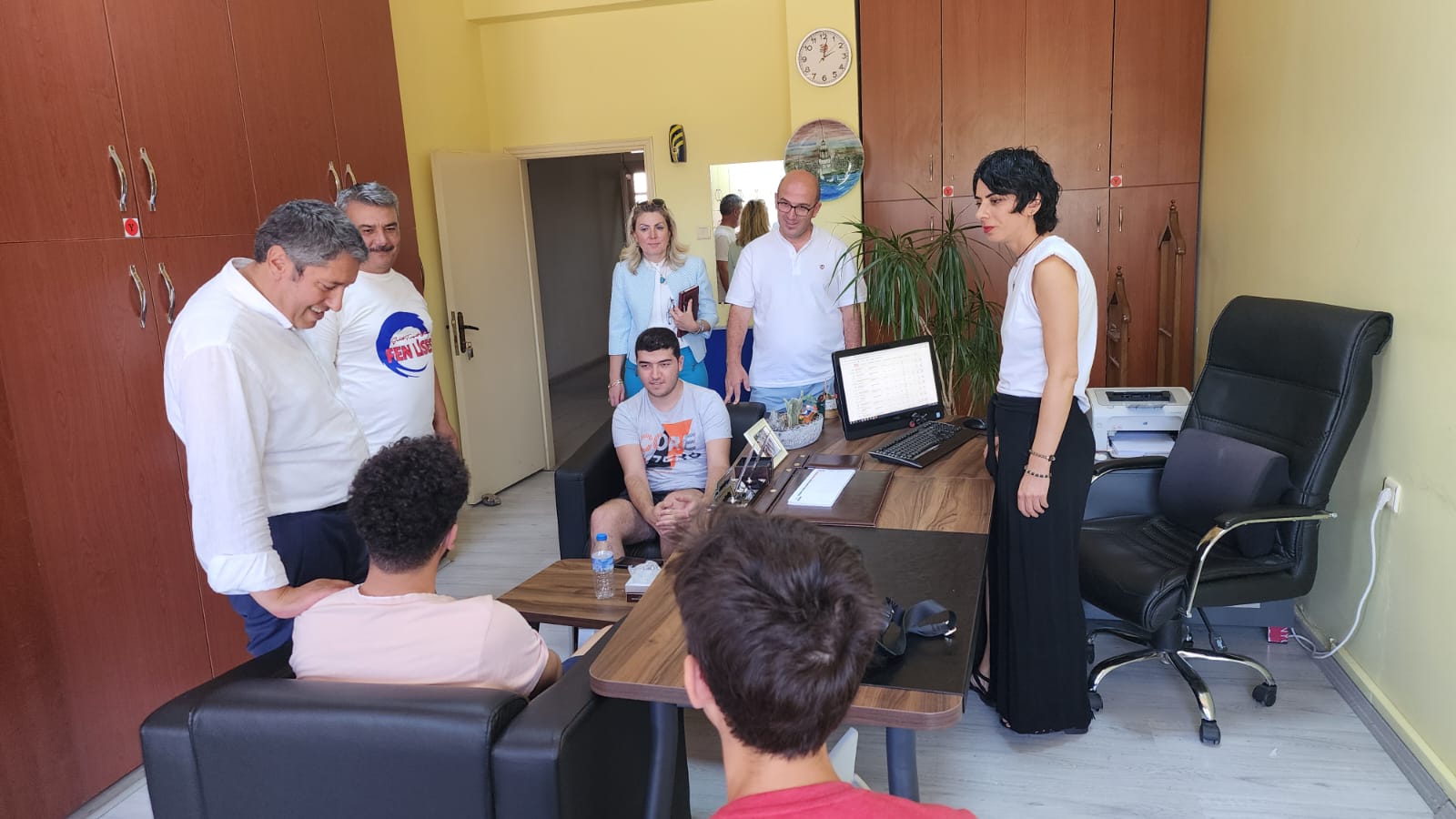 Tatlı heyecanlarına ortak oldu