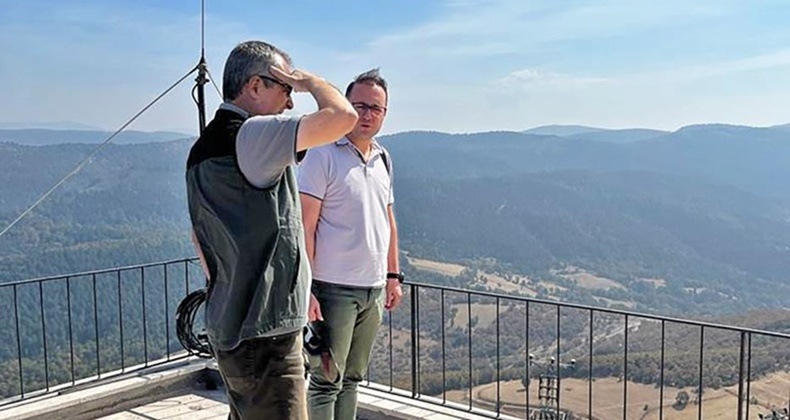 Orman yangın gözetleme kuleleri yenileniyor