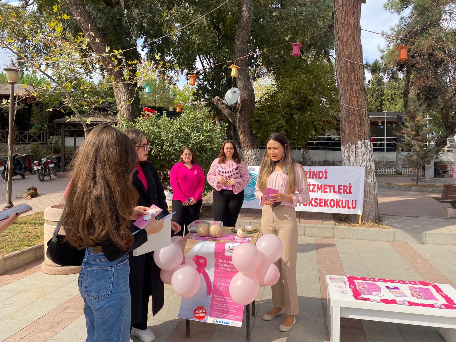 Meme kanserine dikkat çektiler