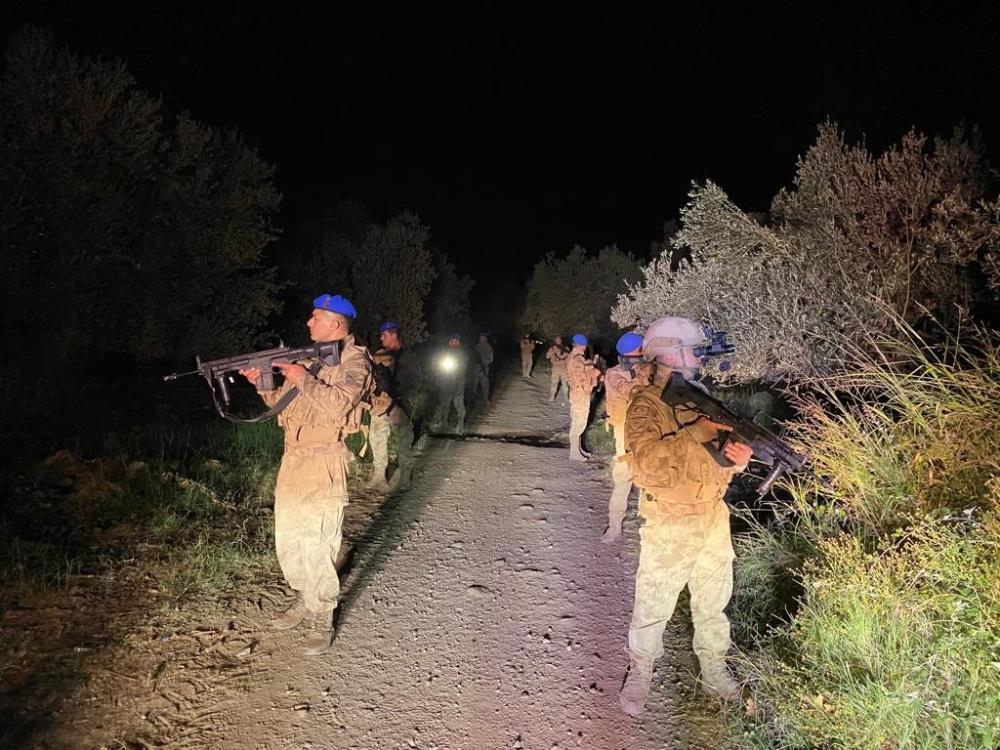 Zeytin hırsızlıklarını önlemek için Jandarma 24 saat görev yapıyor