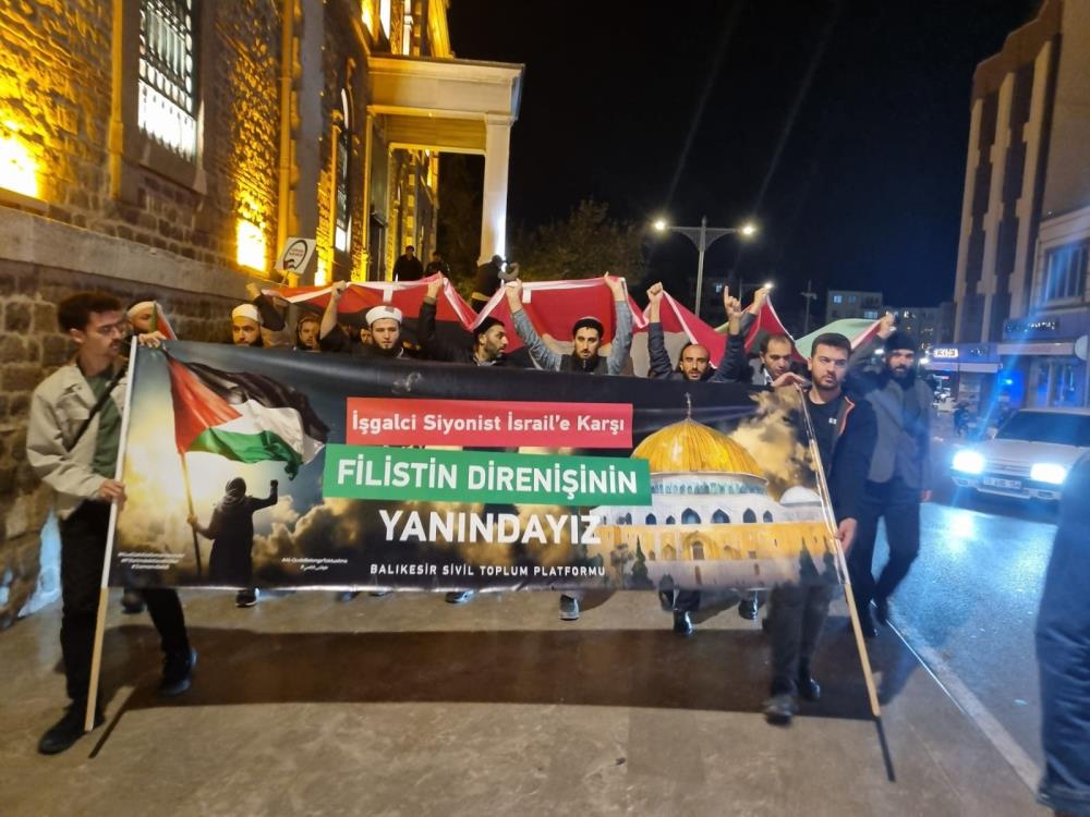 İsrail’i protesto ettiler