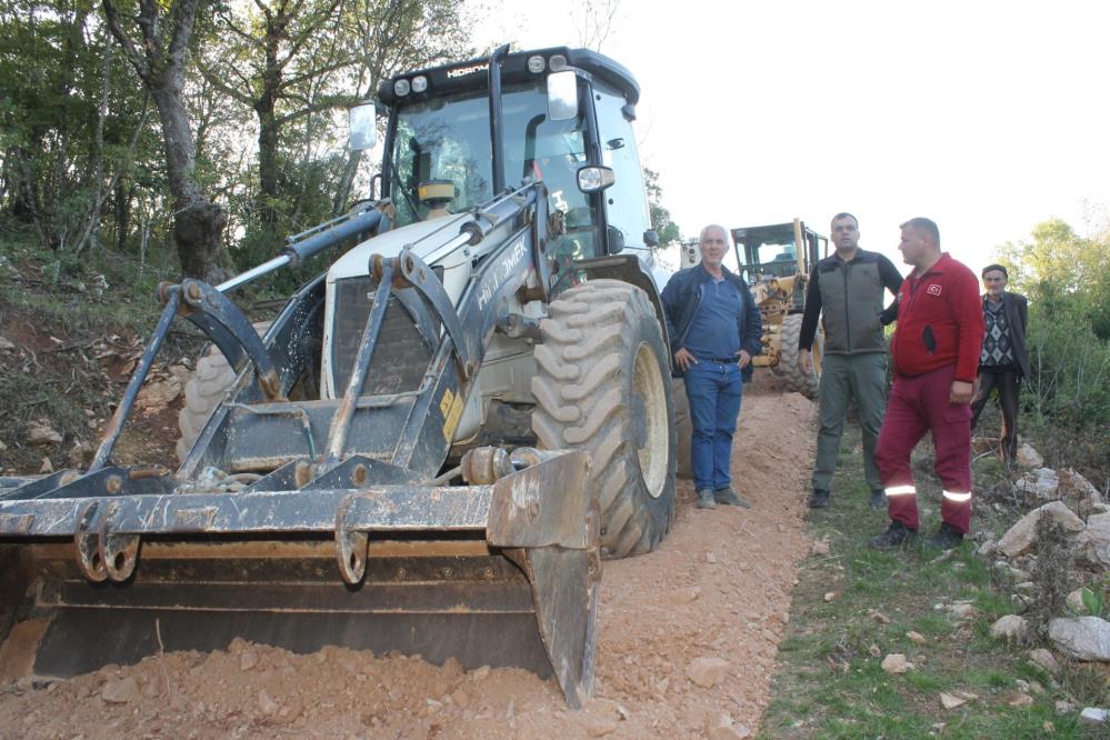 Orman yolları yapılıyor vatandaş rahat ediyor