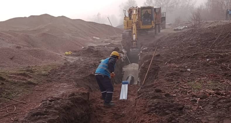 BASKİ ‘Sındırgı Revize İçmesuyu Yapım İşi’ Çalışmaları Devam Ediyor