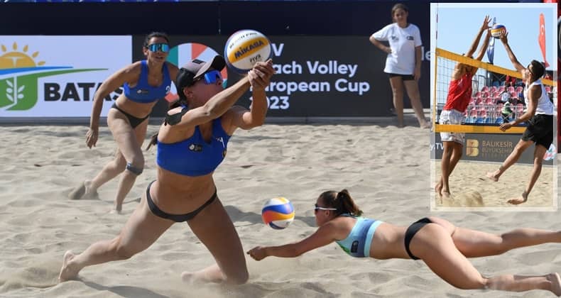 CEV Plaj Voleybolu Avrupa Kupası Ören’de başladı