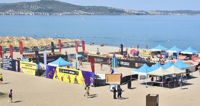 Plaj Voleybolu Avrupa Kupası Ören Plajı’nda başlıyor