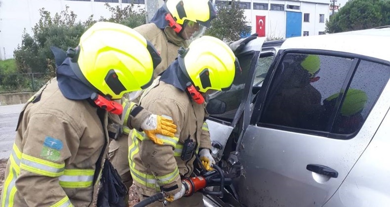Yağıştan dolayı kontrolden çıktı: 1 Yaralı