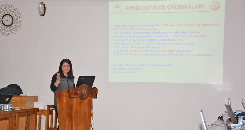Orman İşletme Şeflerinden bilgi aldı