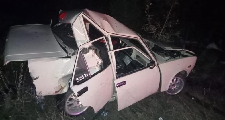 Arabasını iterken kaza geçirdi