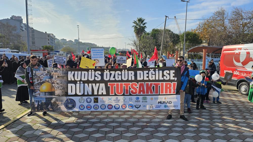 Filistin’e destek için yürüdüler