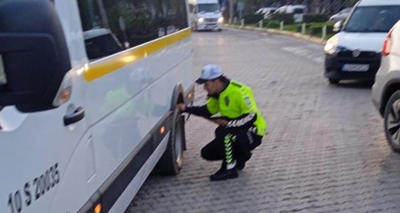 Kış lastiği denetimleri başladı