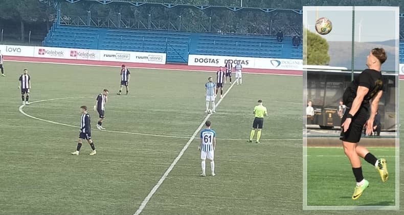 Burhaniye Belediyespor’un deplasman büyüsü bozuldu