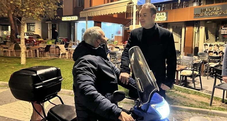 2024’ün ilk sabahında hemşerileriyle sohbet etti