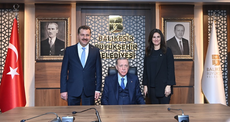 Cumhurbaşkanı Erdoğan Büyükşehir’i ziyaret etti