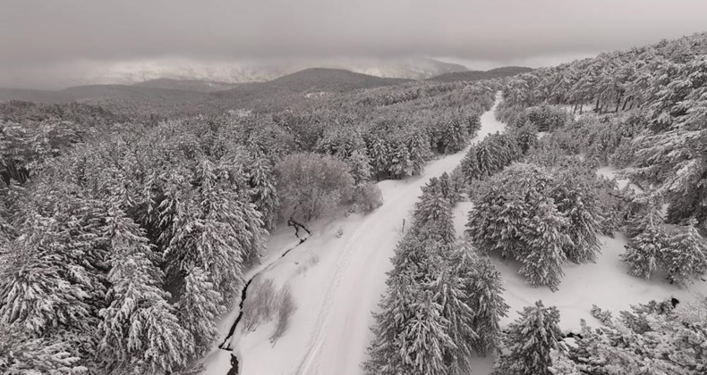 Kazdağları’ndan kartpostallık görüntü