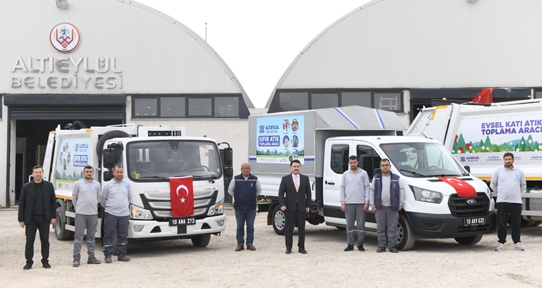 Altıeylül’de 100 bin ton geri dönüşüm dönüştürüldü