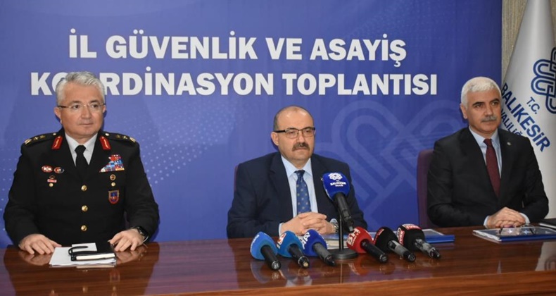 Vali İsmail Ustaoğlu Balıkesir’in suç dosyasını açıkladı