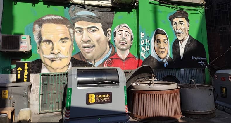 Yeşilçam Efsaneleri Grafiti Sanatıyla Buluştu