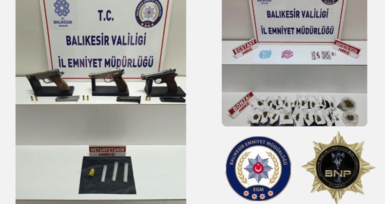 Edremit’te narkotik operasyonu