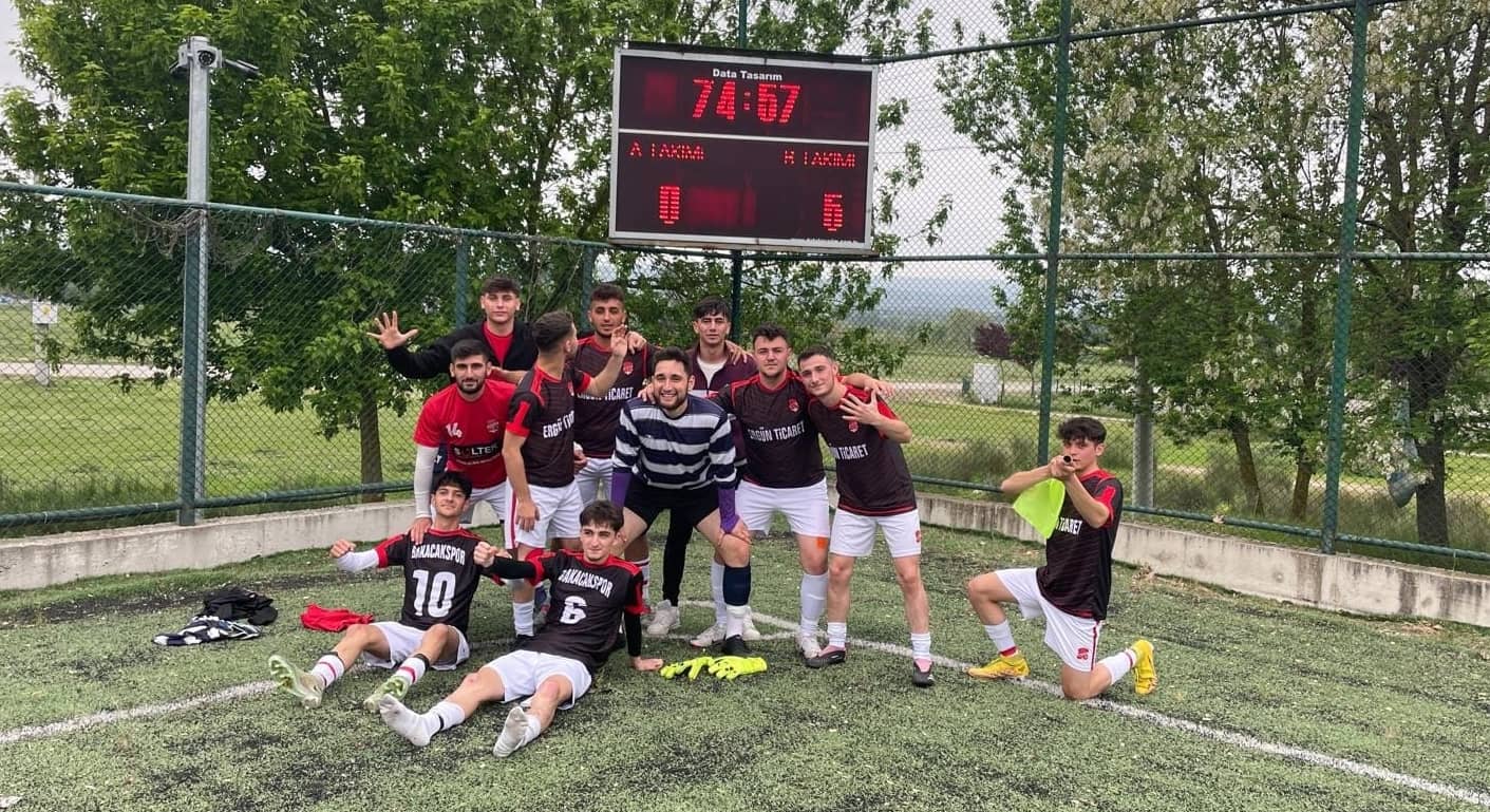 Bakacakspor'un 0-5 önde olduğu maç tatil edildi