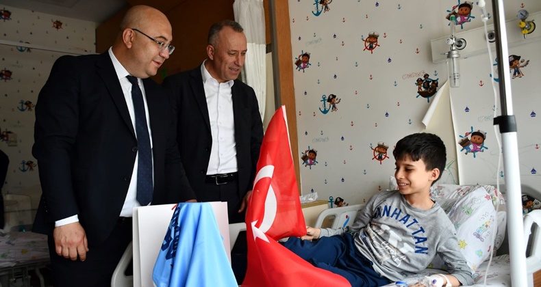 Hastanede bayram sevinci