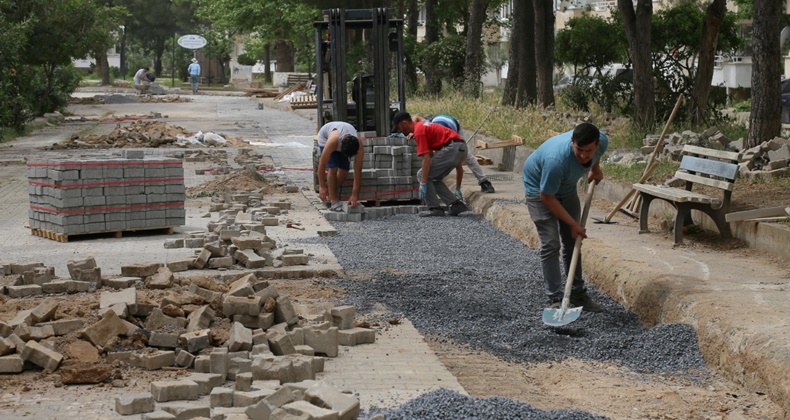 Edremit’te yol seferberliği