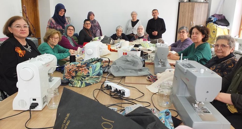 Kırkyama kursunda üretilenler ev ekonomisine katkı oluyor