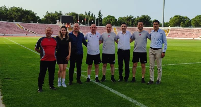 Balıkesir hakemleri atletik testten geçti