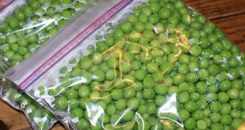 Bezelyeler buzluktaki yerini alıyor