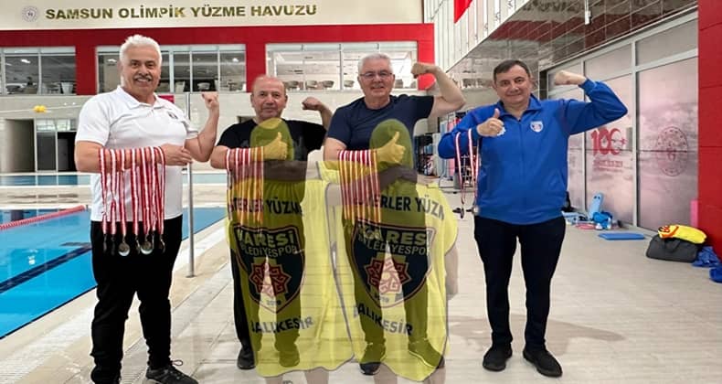 Karesi Belediyespor Samsun'dan 24 madalyayla döndü