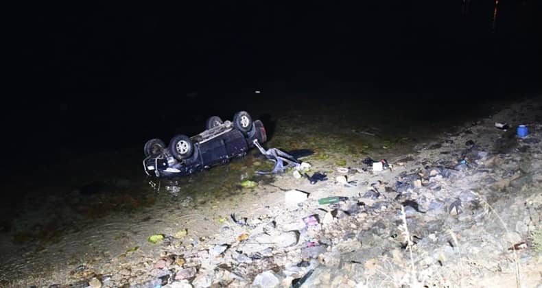 Otomobil Denize Uçtu Sürücü Hayatını Kaybetti