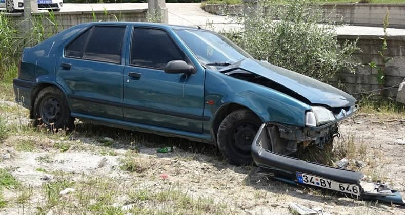 Tavşanlı’da Bir Kişinin Yaralandığı Trafik Kazası Kamerada