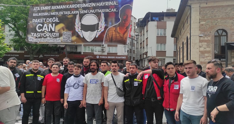 Kuryeler Ata Emre için bir araya geldi