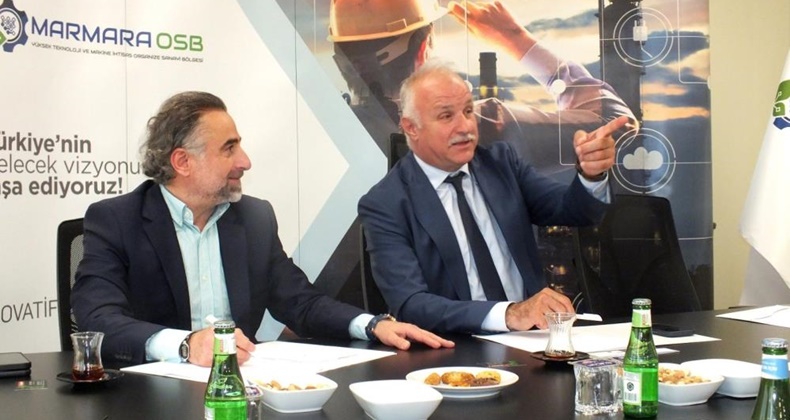 Marmara OSB Yönetim Kurulu Başkanı Menderes Akar basın ile buluştu