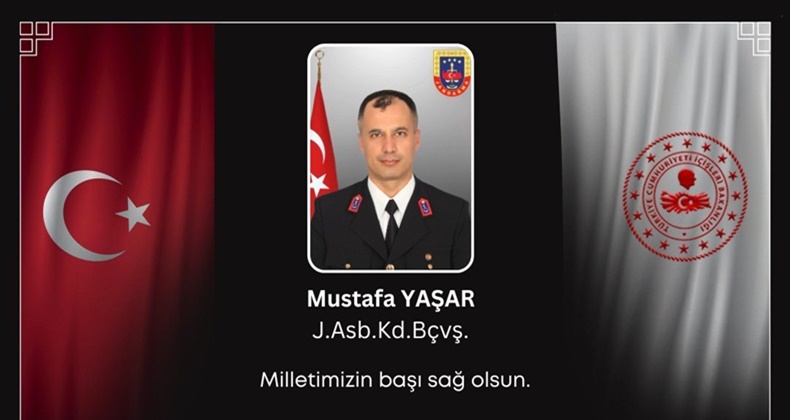 Jandarma Astsubay Kıdemli Başçavuş Mustafa Yaşar şehit oldu