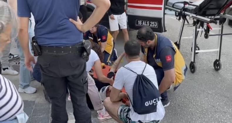 Bursa’da Motosiklet Kazaları Peş Peşe Geldi 2 Sürücü Yaralandı