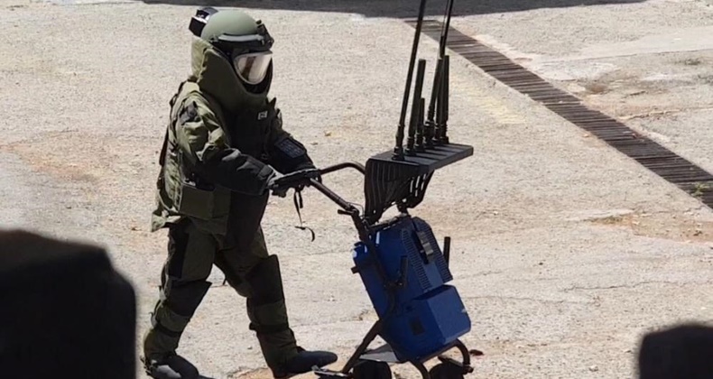 Edremit Devlet Hastanesi’nde bomba paniği tatbikat çıktı