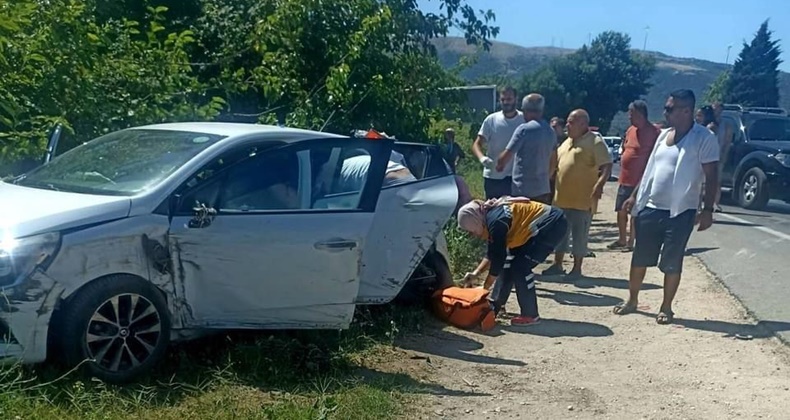 Trafik kazası: 2 yaralı